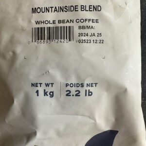 Mountainside Blend Whole Bean Coffee 01